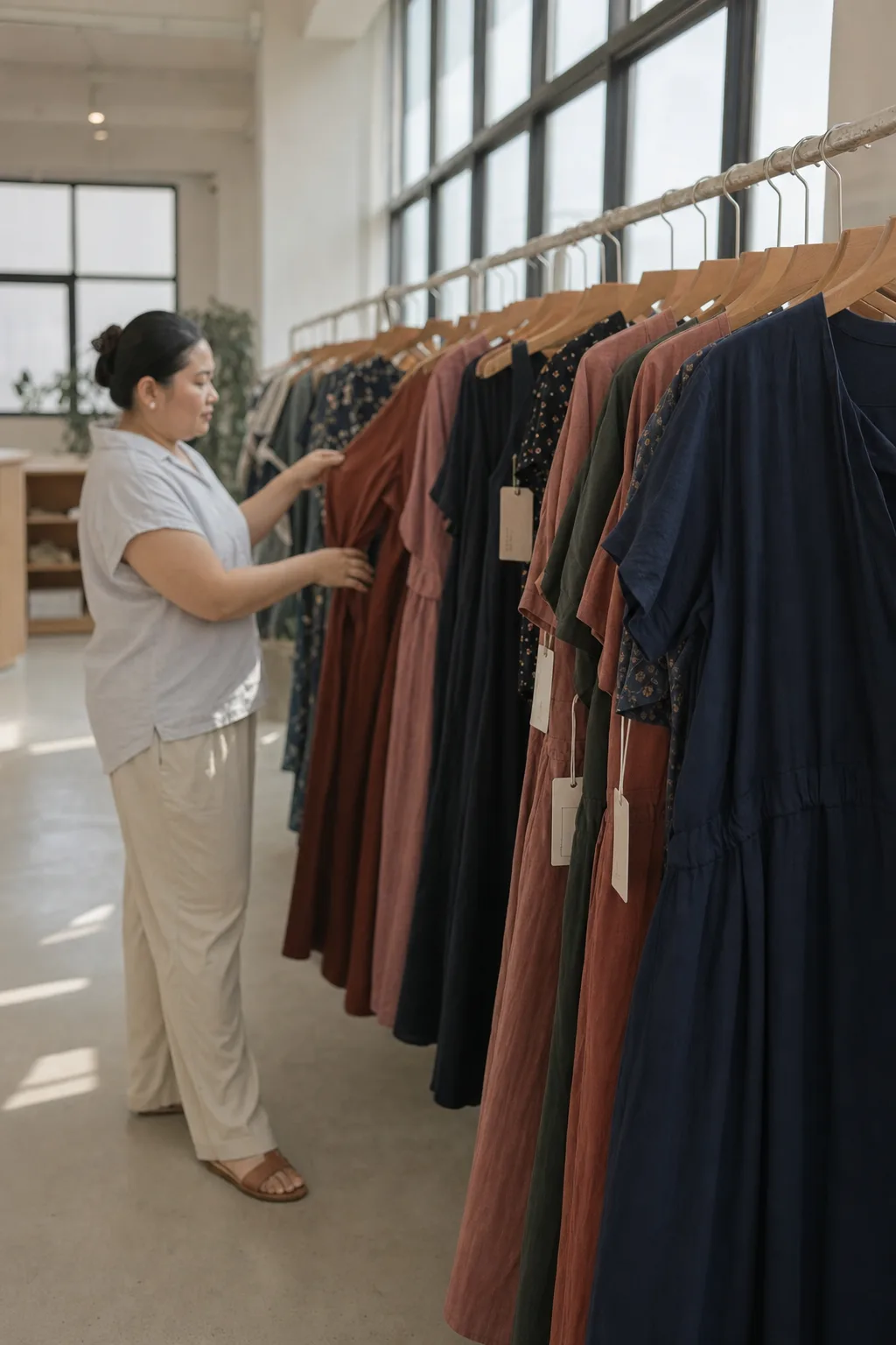 Plus-size fashion manufacturing