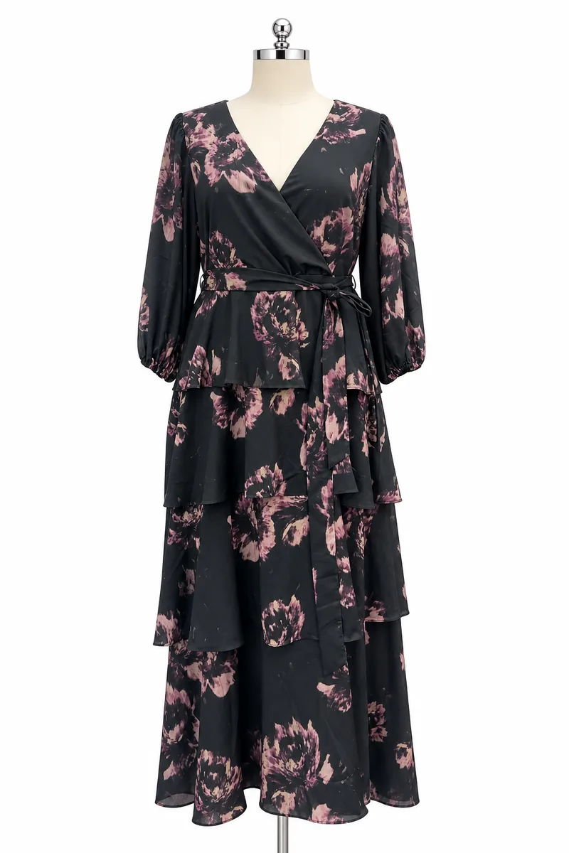 Georgette print maxi